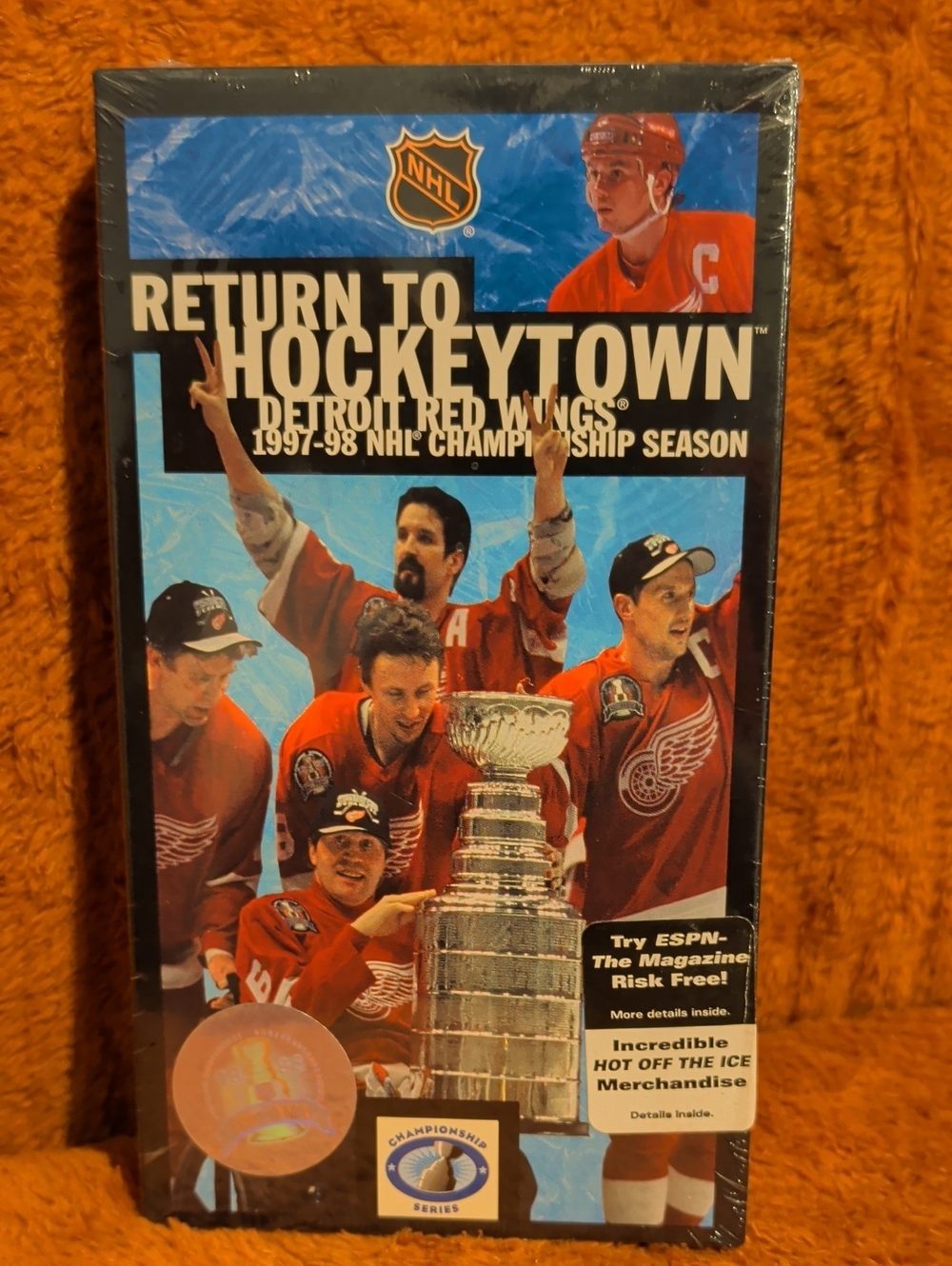 NHL Return to Hockeytown Detroit Red Wings 1997-98 Championship Season VHS